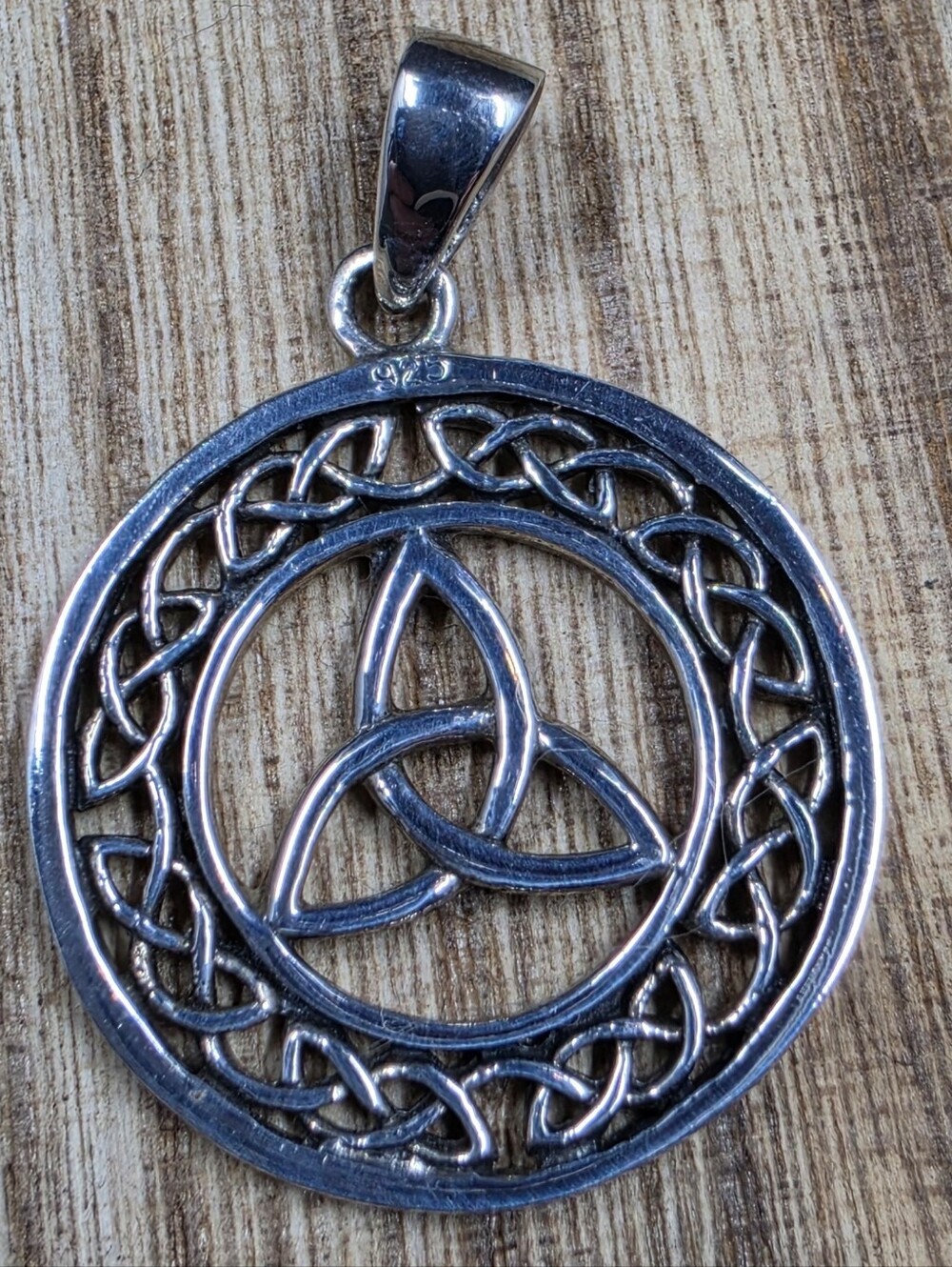 Celtics Trinity Knot - Triquetra Sterling Silver Pendant
